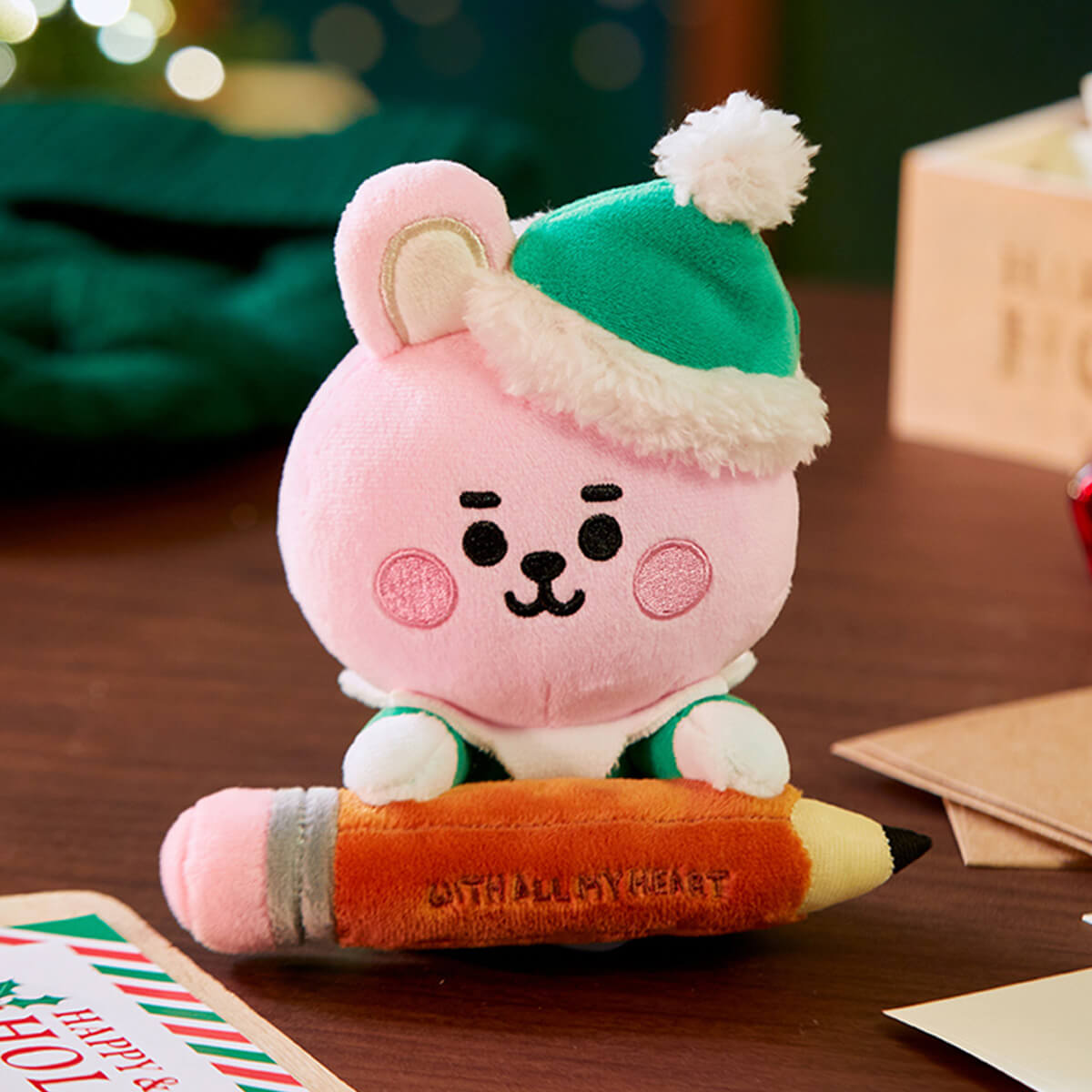 BT21 Cooky Study with Me Fabric Pencil Case