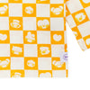 BT21 minini MY ROOMMATE Pajama Set, Yellow Checkered (2pc)