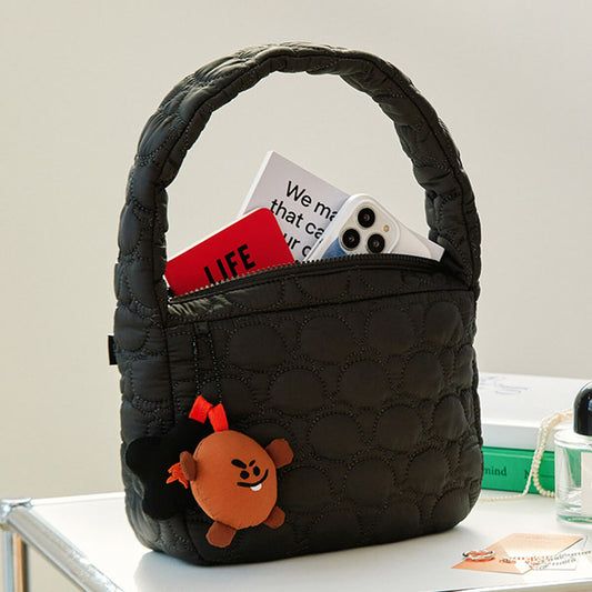 BT21 SHOOKY Padded Hobo Bag