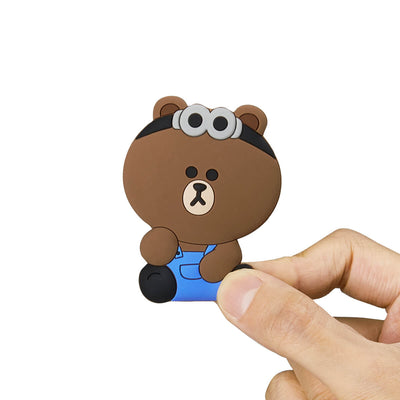 LINE FRIENDS with MINIONS BROWN Smart Tok