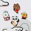 LINE FRIENDS Kung Fu Panda Magnet Set