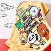 LINE FRIENDS with Kung Fu Panda Blanket