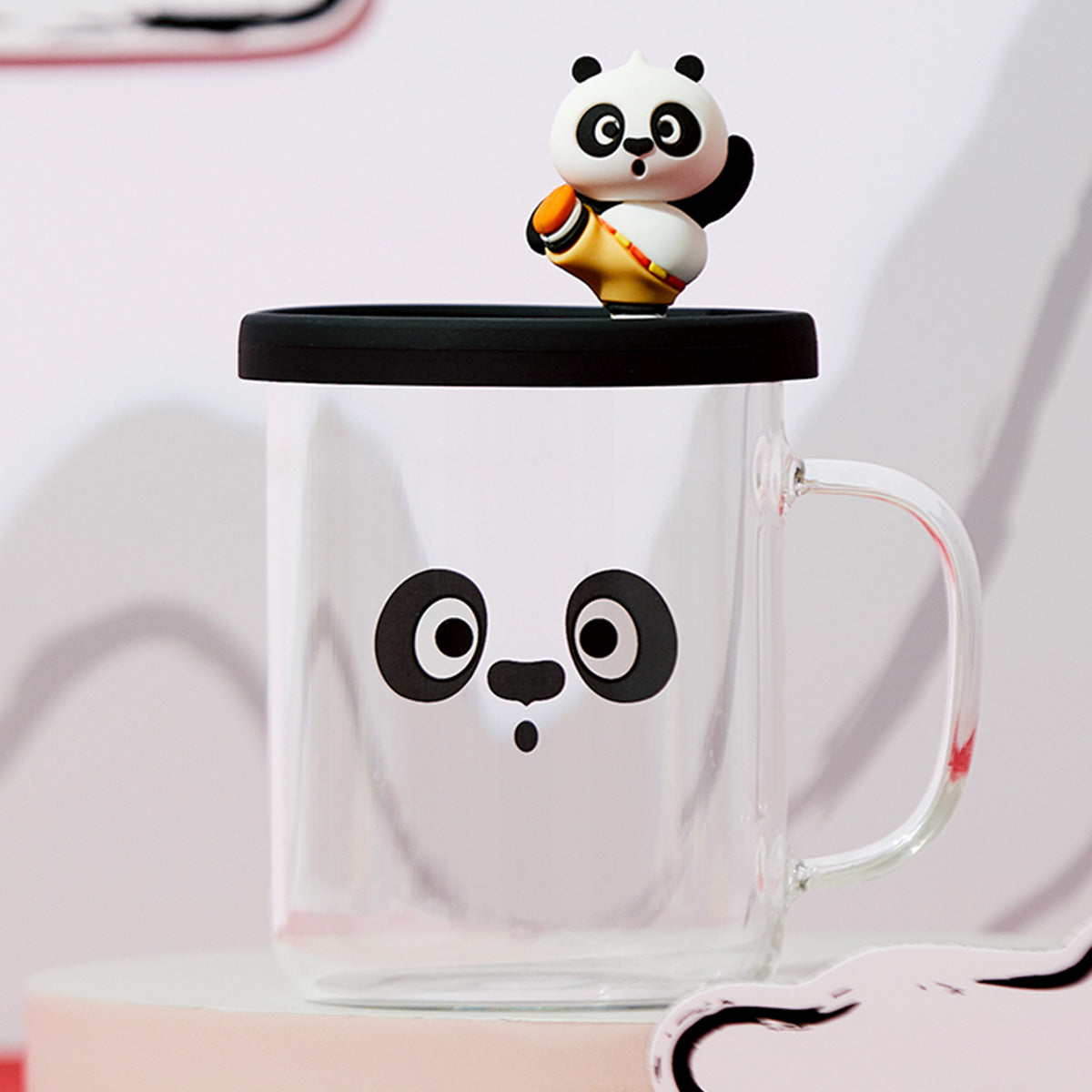 LINE FRIENDS with Kung Fu Panda Po Mug & Tea Bag Holder Set