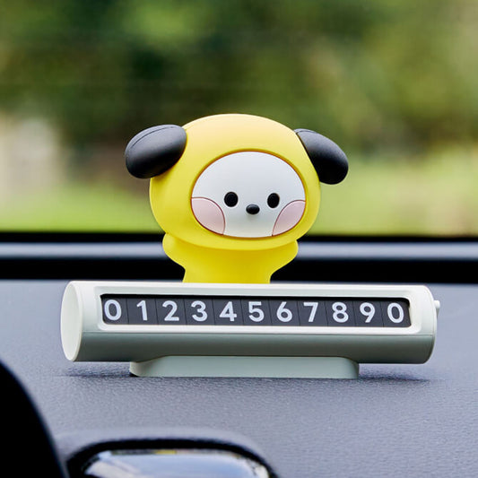 BT21 CHIMMY minini Parking Phone Number Plate