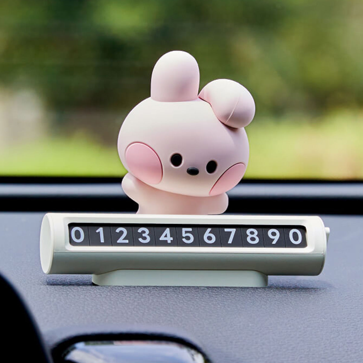 BT21 COOKY minini Parking Phone Number Plate