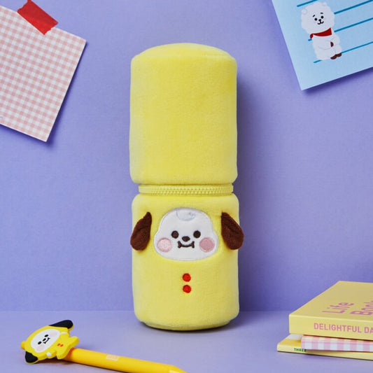 BT21 CHIMMY Study With Me Fabric Pencil Case