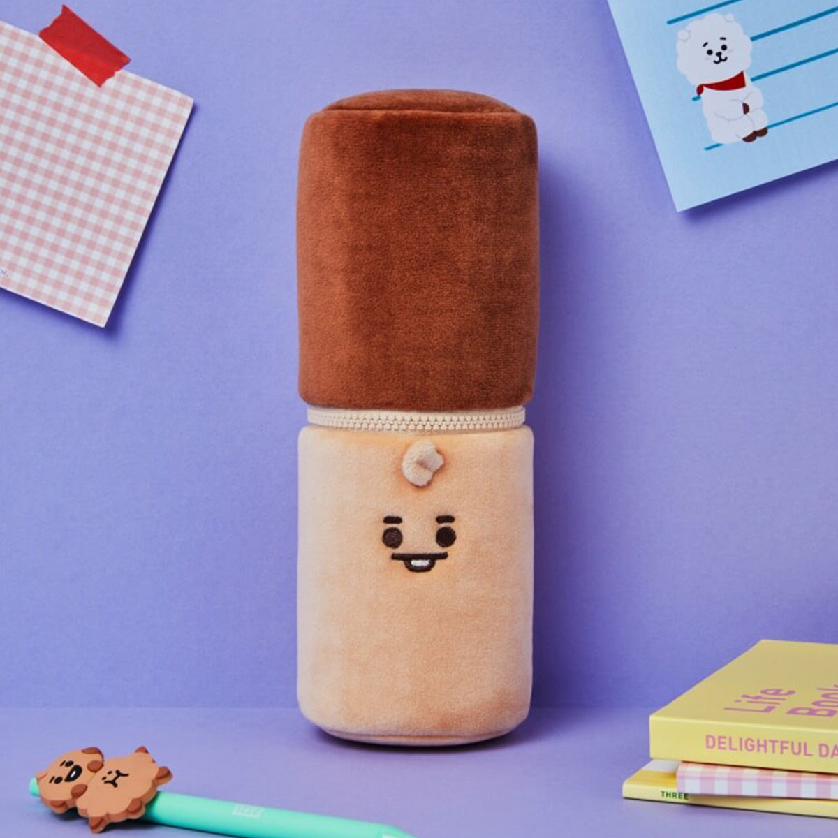 BT21 SHOOKY Study With Me Fabric Pencil Case
