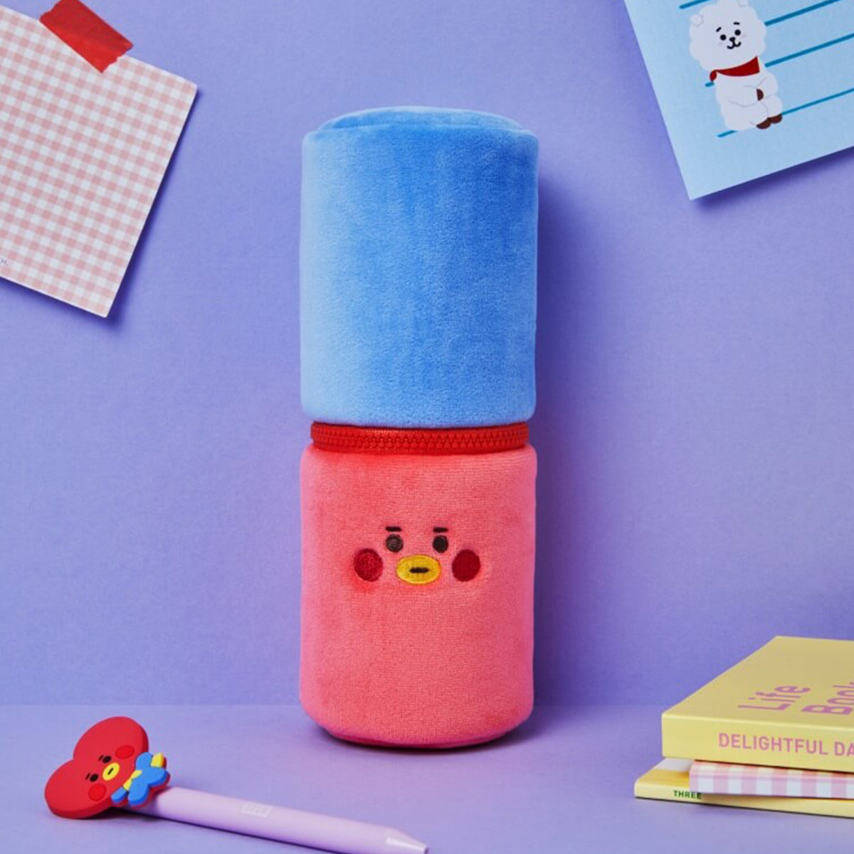 BT21 TATA Study With Me Fabric Pencil Case