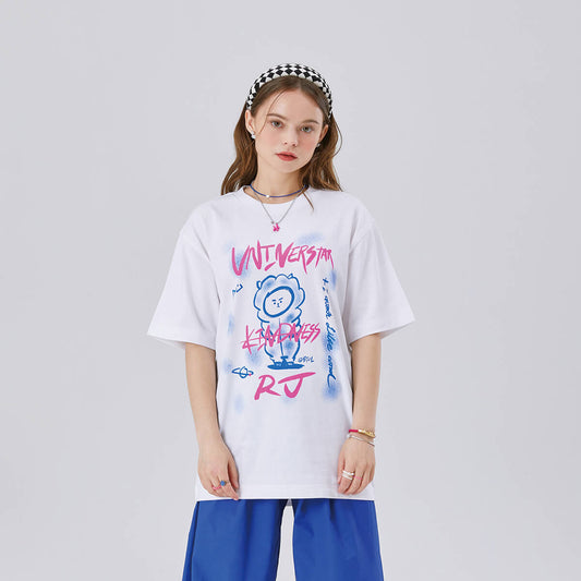 BT21 RJ Utopia Short Sleeve T-Shirt White